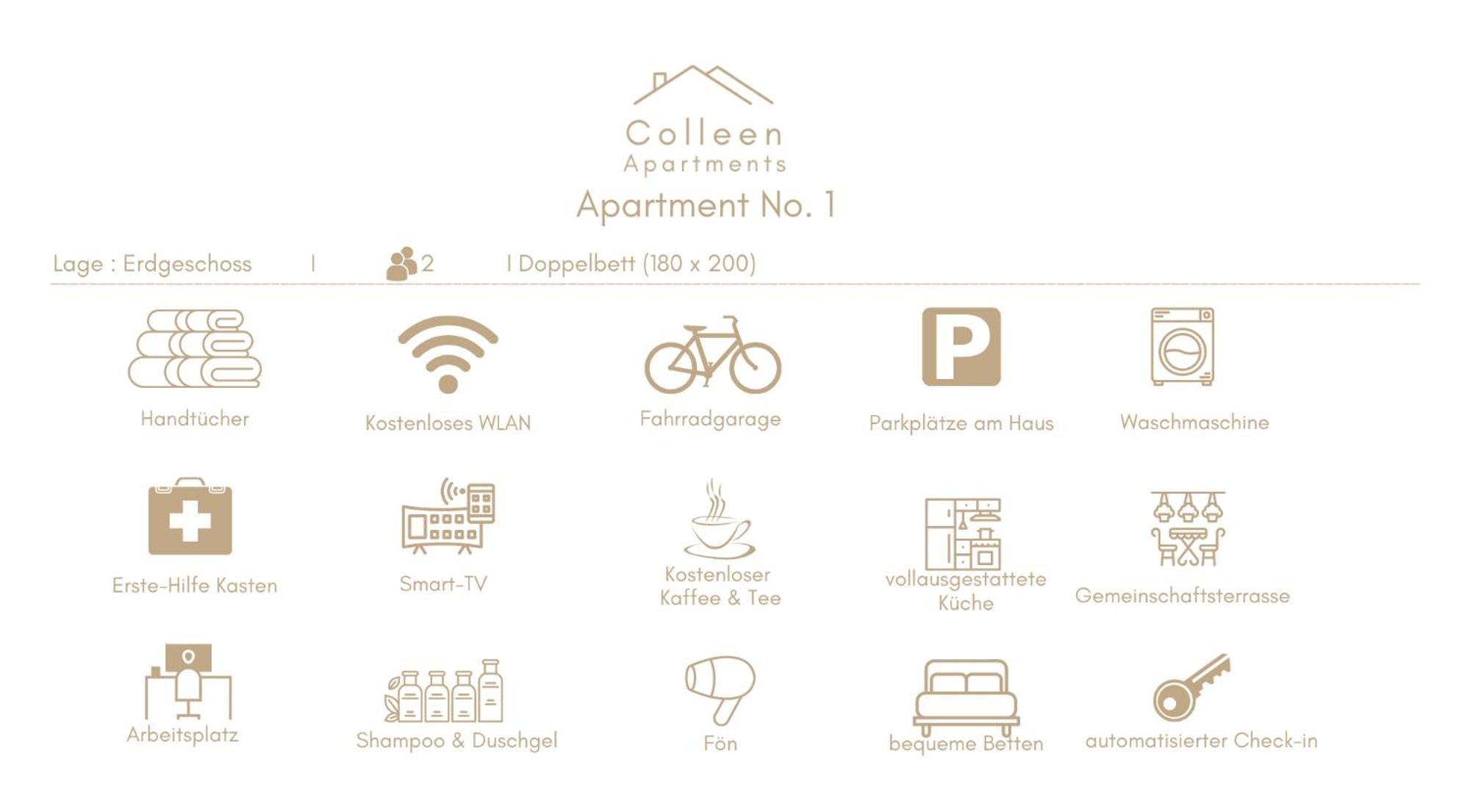 Colleen Apartments - Minden, Hermannstrasse Værelse billede
