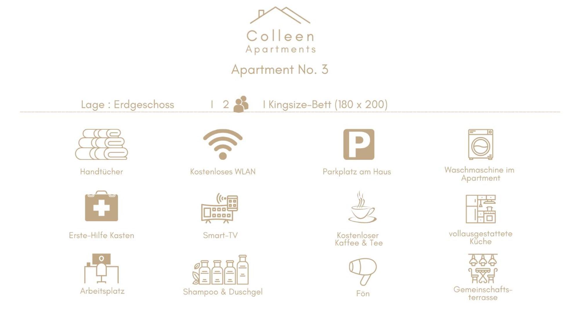 Colleen Apartments - Minden, Hermannstrasse Værelse billede